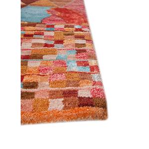 Alfombras Anudadas a Mano de Lana y Seda de Bambú con Patrón Geométrico Manchaha, Rosa y Morado para Uso Doméstico-Les-1586 - Product Image 4