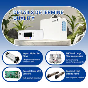 Dispositivo Médico AERTI Healthcare, Mini Máquina de Oxígeno de 1L con Pantalla Grande y Batería - Product Image 2