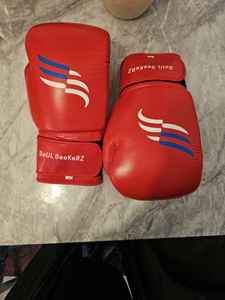 Gants de sparring en cuir PU LIAO 2025 pour entraînement professionnel, personnalisables, pour kick-boxing, avec sangle de poignet réglable pour adultes - Product Image 5