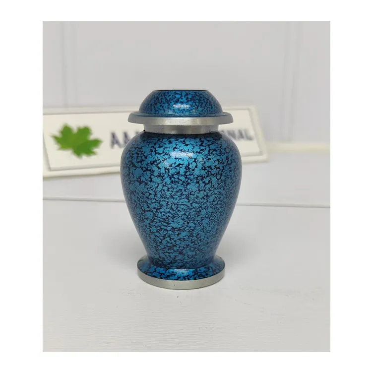 Indian Supplier Selling American Style Modern Design 100% Aluminum Material Keepsake Cremation Urns for Sale