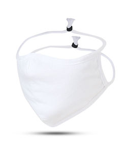 Masque facial respirant en maille biologique Everyday Shield, teinture unie, toucher doux, élastique, support d'oreille stable, pour garçons - Product Image 4