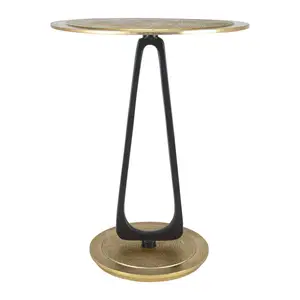 From Reliable Quality Furniture Manufacturer Latest design Top Quality Round Gold finished coffee Table for Living Room