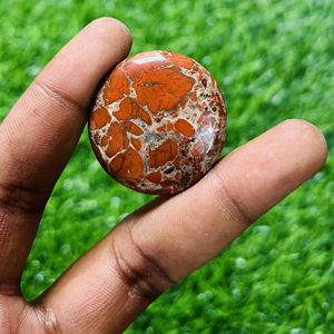 พลอยแจสเปอร์สีแดงธรรมชาติอัญมณีทรงหลวมขัดเงาเจียระไนคริสตัลเจียระไนทุกขนาดสำหรับทำเครื่องประดับจี้อัญมณี - Product Image 1