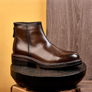 Chaussures de ville en cuir de porc de haute qualité avec revêtement imperméable et semelle intérieure souple pour hommes - Product Image 3