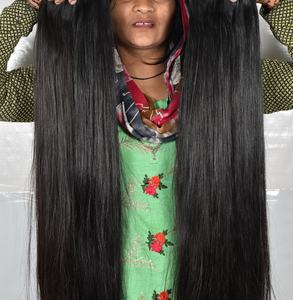 Extensiones de cabello Remy Virgen sin procesar alineadas con cutícula, paquetes de cabello humano indio sin procesar en estilos de agua y ondas profundas - Product Image 5