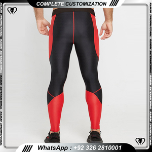 Haute qualité hommes BJJ Spats formation chaude nouveau gros Sublimation complète Gym Fitness Style décontracté coton Spats taille élastique - Product Image 4