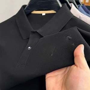 Tela Jersey Vithas Industry para Camisa Polo con Cuello Mao y Botones Modernos, Atuendo para Reuniones de Negocios - Product Image 1