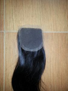 HD France <b>Lace</b> <b>Closure</b> 4*4 Brazilian Hair <b>Closure</b> Human Hair Weave Bundles Replacements Raw Hair Frontal <b>Closure</b> - Product Image 2