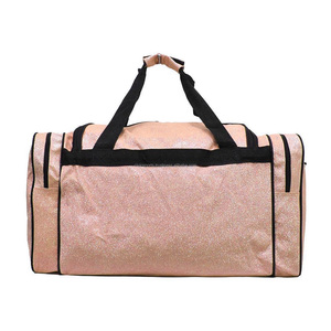 กระเป๋าเดินทางผ้าไนลอนหรูหราสำหรับผู้หญิง & ผู้หญิงกระเป๋าทรงดัฟเฟิลกันน้ำกระเป๋าผ้าใบ & การฝึกซ้อมในยิมสำหรับสุดสัปดาห์และกีฬา - Product Image 2