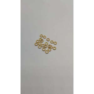 7mm Copper Jump <b>Rings</b> 18K Gold Plating Nickel Free Jewelry Making Findings Saw Cut Packaged Bag Available Gold Silver Rose Gold - Product Image 1