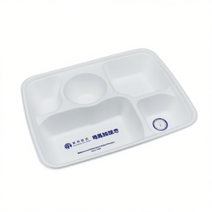 Barquette jetable à 5 compartiments pour repas - Product Image 2