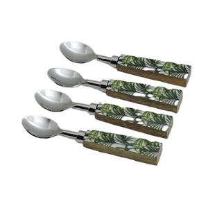 Elegante Juego de Cubiertos de Acero Inoxidable de Lujo con Mango de Resina Epoxi, Apto para Lavavajillas, Vajilla para Fiestas - Product Image 3