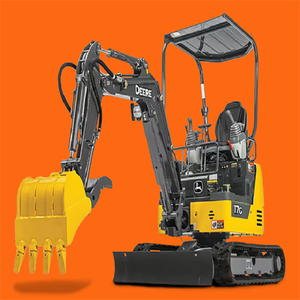 Pour John pour 17G Mini Pelle sur chenilles Équipement de construction de haute qualité avec moteur à engrenages PLC et pompe-Haute efficacité - Product Image 2