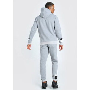 Chándal de algodón de 500g/m2 para hombre y mujer, chándal de algodón de gran tamaño esencial, chándal en blanco con patrón sólido - Product Image 3