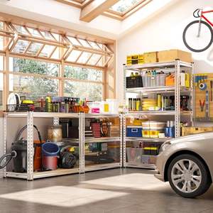 Estantería Metálica Galvanizada de 5 Niveles, Sin Pernos, para Almacenamiento en Garaje, Hogar o Almacén - Product Image 4