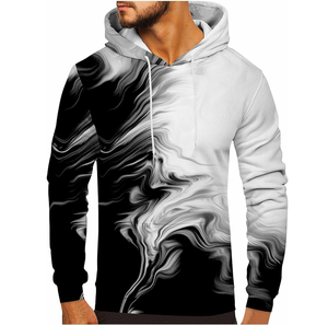 Sudadera con capucha de sublimación completamente personalizada, Jersey transpirable de 100% poliéster para hombre, sudaderas con capucha de sublimación informales - Product Image 4