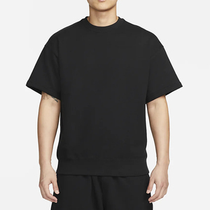 T-shirt en coton à manches courtes et col rond pour hommes de taille européenne T-shirt décontracté de couleur simple et ample à Offre Spéciale pour hommes - Product Image 2