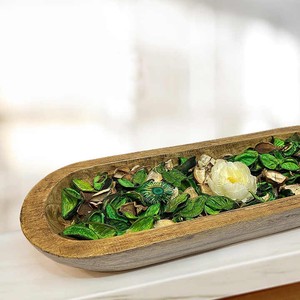 Bol à pâte en bois naturel personnalisé de la meilleure qualité pour bougie Bol en bois sculpté à la main Style fermier Autres bougeoirs Pots à bougies - Product Image 5