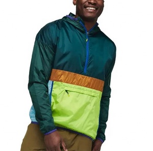 Chaqueta Cortavientos Impermeable con Capucha y Cremallera de Color Personalizable para Hombre, Nueva Moda, Talla Grande, Chaqueta Deportiva para Correr - Product Image 3