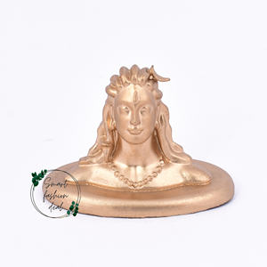 Statue d'Adiyogi en résine, modèle religieux traditionnel fait main et peint à la main, pour tableau de bord de voiture et cadeau de Thanksgiving - Product Image 1
