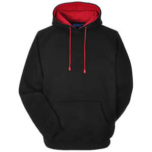 High Quality Custom Logo <b>Printed</b> 100% Cotton Unisex Black Pullover Puff <b>Print</b> Men's Hoodies Oversized Hoodie - Product Image 2