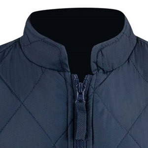 Chaleco de mujer de etiqueta privada, ligero, con cremallera, acolchado, relleno de poliéster, cuello en V, cuello levantado, estilo informal, alta calidad - Product Image 5