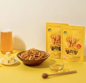 Korean Roasted Pollack Protein Chips High Protein Low Fat <b>Seafood</b> <b>Snack</b> 20g*20/carton 12 Month Shelf Life Room Temperature - Product Image 2