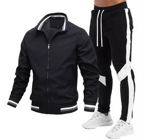 Survêtements d'hiver pour hommes, Logo de luxe, fermeture éclair, vêtements d'entraînement, de sport, personnalisés - Product Image 1