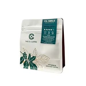 Café Robusta Arabica artisanal de qualité supérieure, torréfaction moyenne foncée CIL, biologique, goût neutre, sachet pour hôtels de luxe - Product Image 1