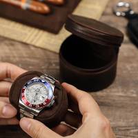 Vente en gros de boîte de montre de luxe en cuir véritable avec logo personnalisé sac de voyage de luxe pour hommes et femmes montres boîtes et étuis de montre