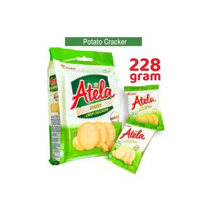 LIBRA ATELA 228g Biscuits de haute qualité Craquelins de pommes de terre minces salés Goût sucré Croustillant au four Bon Halal Carton emballé - Product Image 1