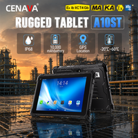 Tablette industrielle robuste CENAVA 10 pouces, PC Android 13, écran tactile IPS 1920*1200, batterie 10000mAh, 10H d'autonomie, port RS232