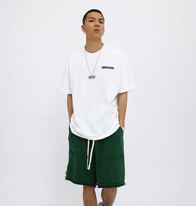 เสื้อยืดผู้ชายลายตัวอักษรยูนิเซ็กส์เสื้อยืด100% ผ้าฝ้ายแท้เสื้อเชิ้ตแขนสั้นดีไซน์ตามสั่ง - Product Image 5