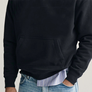 Sweat à capuche coréen en molleton de coton 100% à la mode durable pour hommes, conception graphique pour des tenues décontractées et des journées décontractées d'hiver, teint uni - Product Image 6