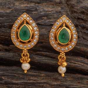 Boucles d'oreilles pendantes en argent, forme goutte d'eau, papillon, serties de rubis, diamants et perles, pour mariage, fiançailles, soirée, idée cadeau 181799 - Product Image 5