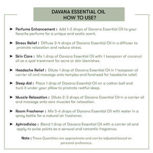 Aceite Esencial Herbal Nutritivo Davana - Product Image 5