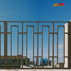 Rampes de balcon en fer moderne avec des lignes minimalistes offrant une mise à niveau élégante et durable pour les maisons contemporaines - Product Image 5