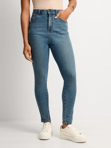 Precio al por Mayor, Jeans de Mezclilla Casuales de Cintura Alta para Mujer, Rectos, Ecológicos, Transpirables, de Alta Calidad, Diseño con Servicio OEM - Product Image 4
