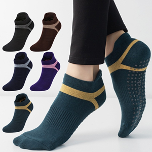 ODM Custom Grip Calcetines tobilleros Antideslizantes Algodón Yoga Pilates Calcetines para mujeres Antideslizante Grippy Sock Bottom Logo Venta al por mayor Vietnam - Product Image 6