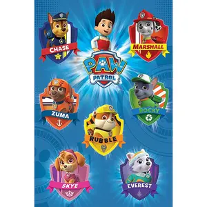 Pósteres Modernos de la Patrulla Canina para Fiestas de Cumpleaños - Product Image 1