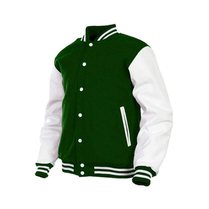 Veste de baseball universitaire de style unique à la mode grande taille vestes pour hommes patch vierge et veste de collage brodé 3D - Product Image 3