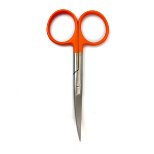 Best Super Quality Stainless Steel <b>Fishing</b> Scissor Serrated Laser Technology High Quality Red Color Handle Sharp Curved Blade - Product Image 4