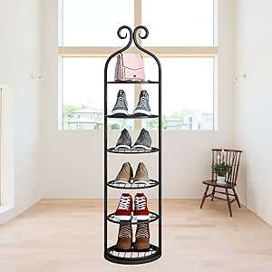 Luxury Designer Minimalist Tall Wide Corner Stackable <b>Wall</b>-Mounted Customizable Size <b>Shoe</b> Rack - Product Image 4