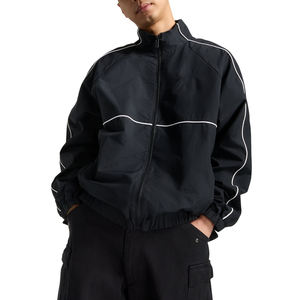 Streetwear Tracksuit Unisex Nylon Windbreaker Set Vintage Zipper Windbreaker Jackets Baggy Track Pants - Product Image 2