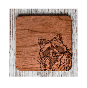 Posavasos de madera al por mayor diseño personalizado sublimación perro quemado impreso posavasos de madera de alta calidad venta superior - Product Image 3