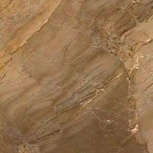 Dinova Brown 60x60 Carreaux de sol en porcelaine vitrifiée haute brillance Carreaux d'intérieur de designer polis à vendre Quality Export Standard - Product Image 1