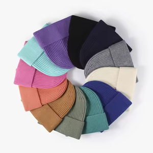 TRILACE Custom Digital Print Multicolor Street Style 100% <b>Wool</b> Breathable Waterproof <b>Beanie</b> for Outdoor Use Adjustable Fit - Product Image 2