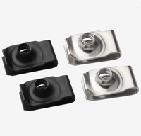 Écrou en U Q312B M4 M5 M6 de qualité assurée, fixation rapide, maintien sécurisé, zingué bleu, pour automobile et moto