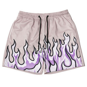 Shorts de sport en polyester de haute qualité pour hommes, shorts de basket-ball pour hommes, shorts en maille personnalisés, vente en gros - Product Image 1