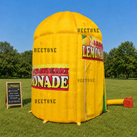 Kiosque de Citron Gonflable Portable pour Réunions Familiales, Événements de Carnaval et Vendeurs Ambulants